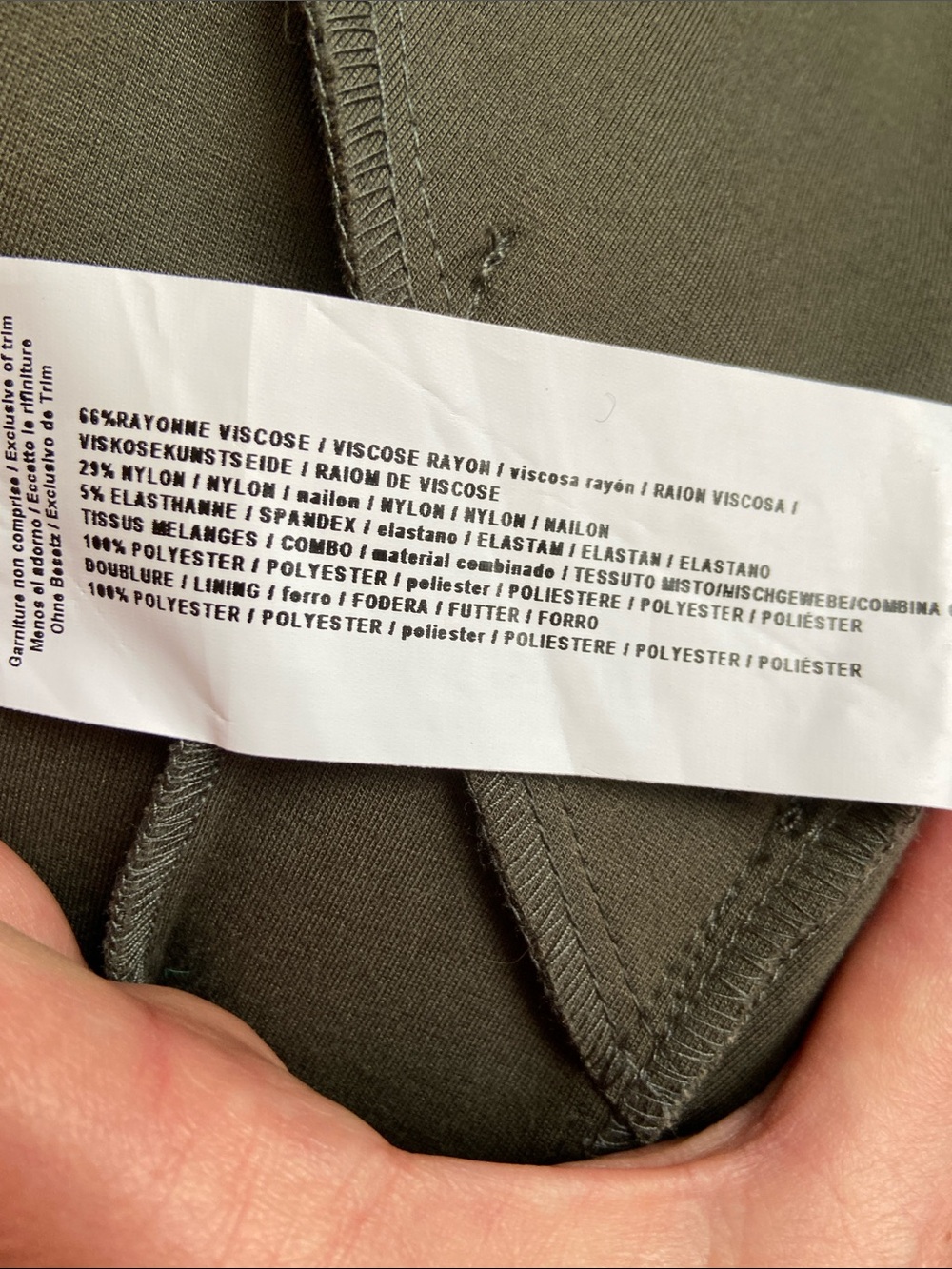 Joseph Ribkoff Olive Green Military-Style Jacket/Coat with Gold Buttons. Sz US6. - Picture 12 of 13